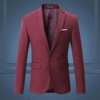 Heren Klassieke Tailored Formele Blazer