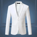 Heren Klassieke Tailored Formele Blazer
