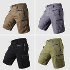 Heren Knielange Multi-Pocket Cargoshorts