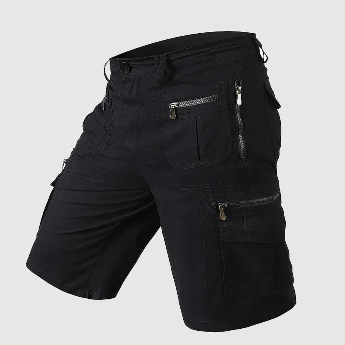 Heren Knielange Multi-Pocket Cargoshorts