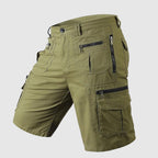 Heren Knielange Multi-Pocket Cargoshorts