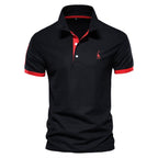 Heren Korte Mouwen Polo Shirt van Katoen/Polyester Mix