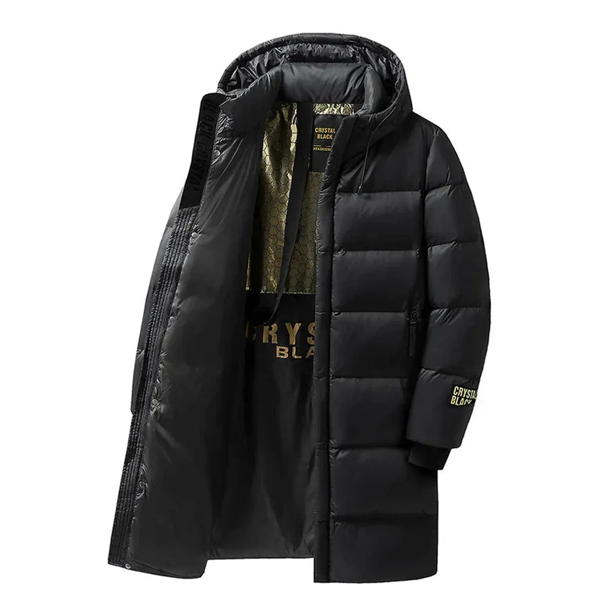 Heren Lange Casual Winter Donsjas