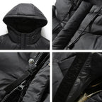 Heren Lange Casual Winter Donsjas