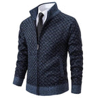 Heren Lente Geometrisch Patroon Ritsvest