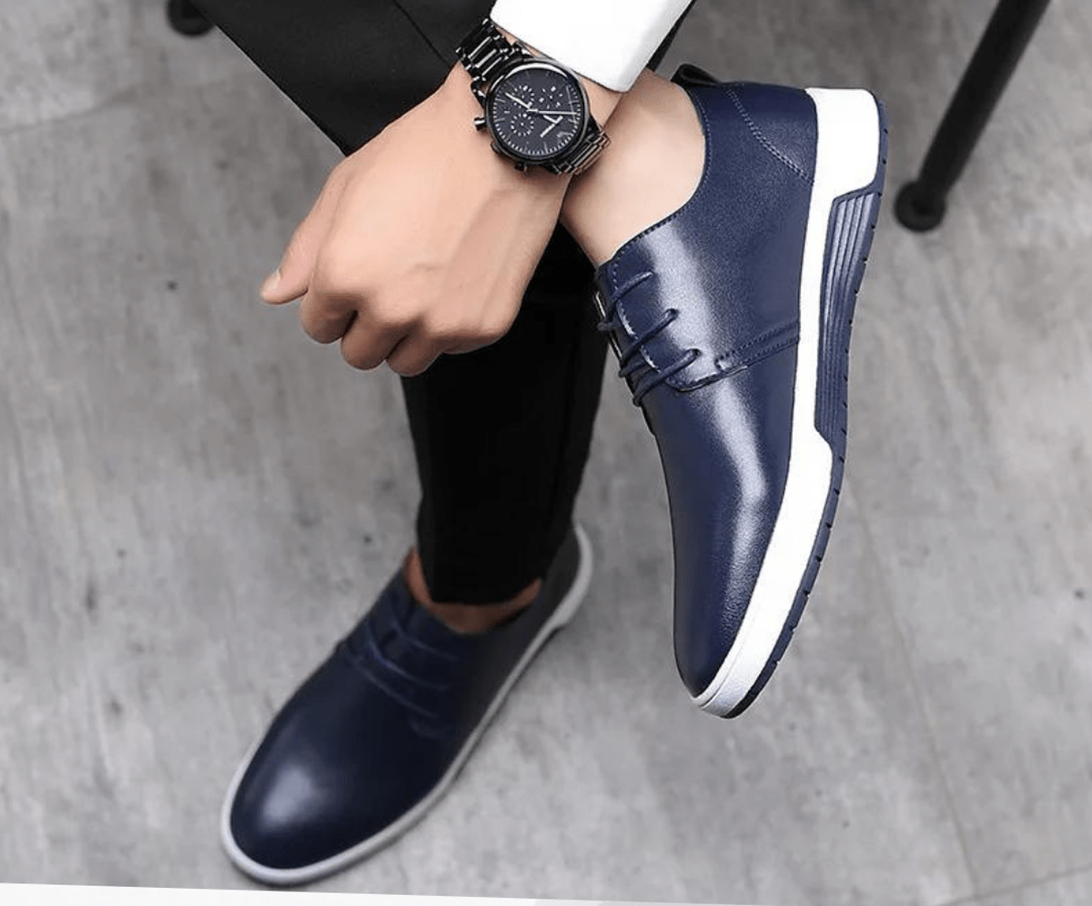 Heren Orthopedische Nette Comfort Schoenen Voor Gezond Wandelen