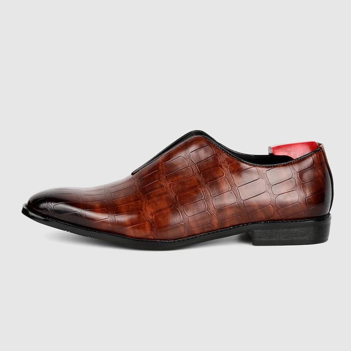 Heren Oxford Schoenen met Steenpatroon