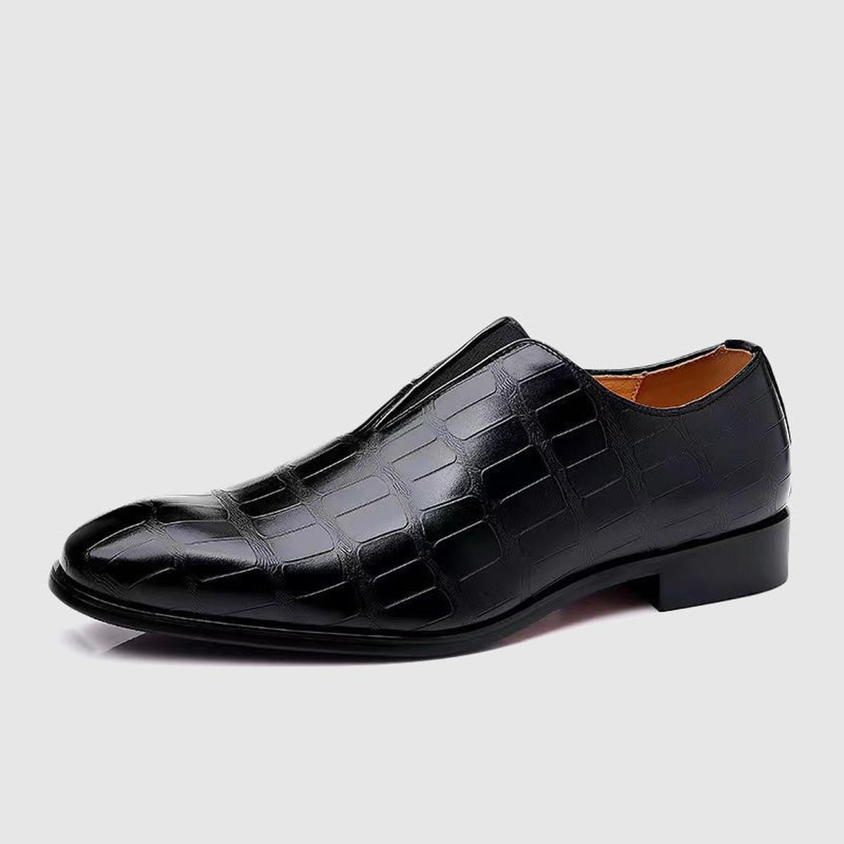 Heren Oxford Schoenen met Steenpatroon