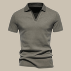 Heren Polo Shirt Korte Mouwen van Merino Wol