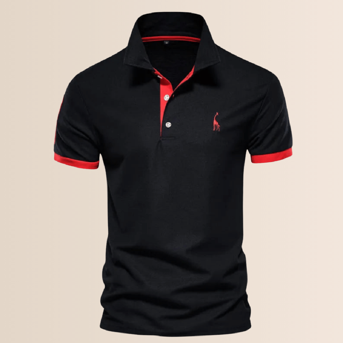 Heren Polo Shirt Van Polyester Met Opstaande Kraag