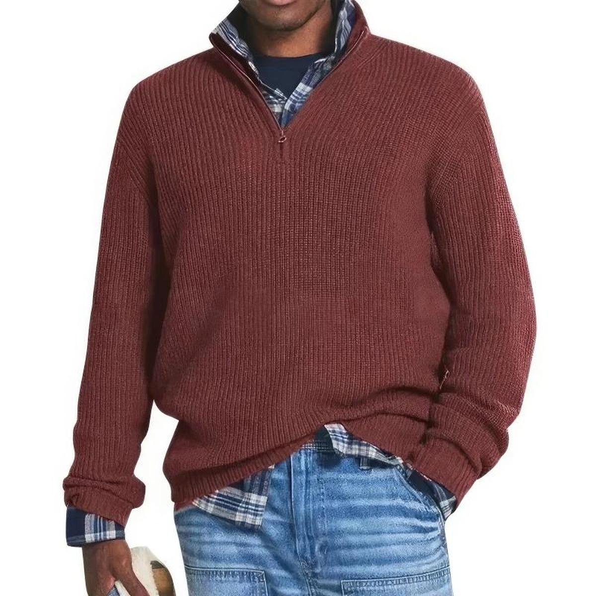 Heren Premium Wollen Trui - Warme Geïsoleerde Casual en Formele Pullover