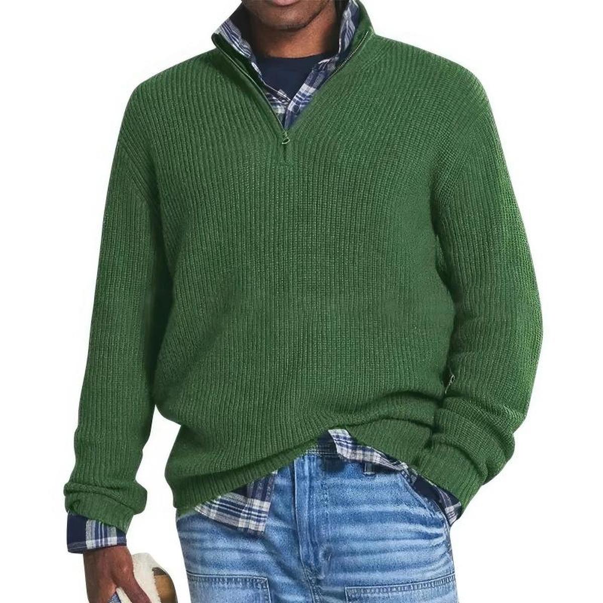 Heren Premium Wollen Trui - Warme Geïsoleerde Casual en Formele Pullover