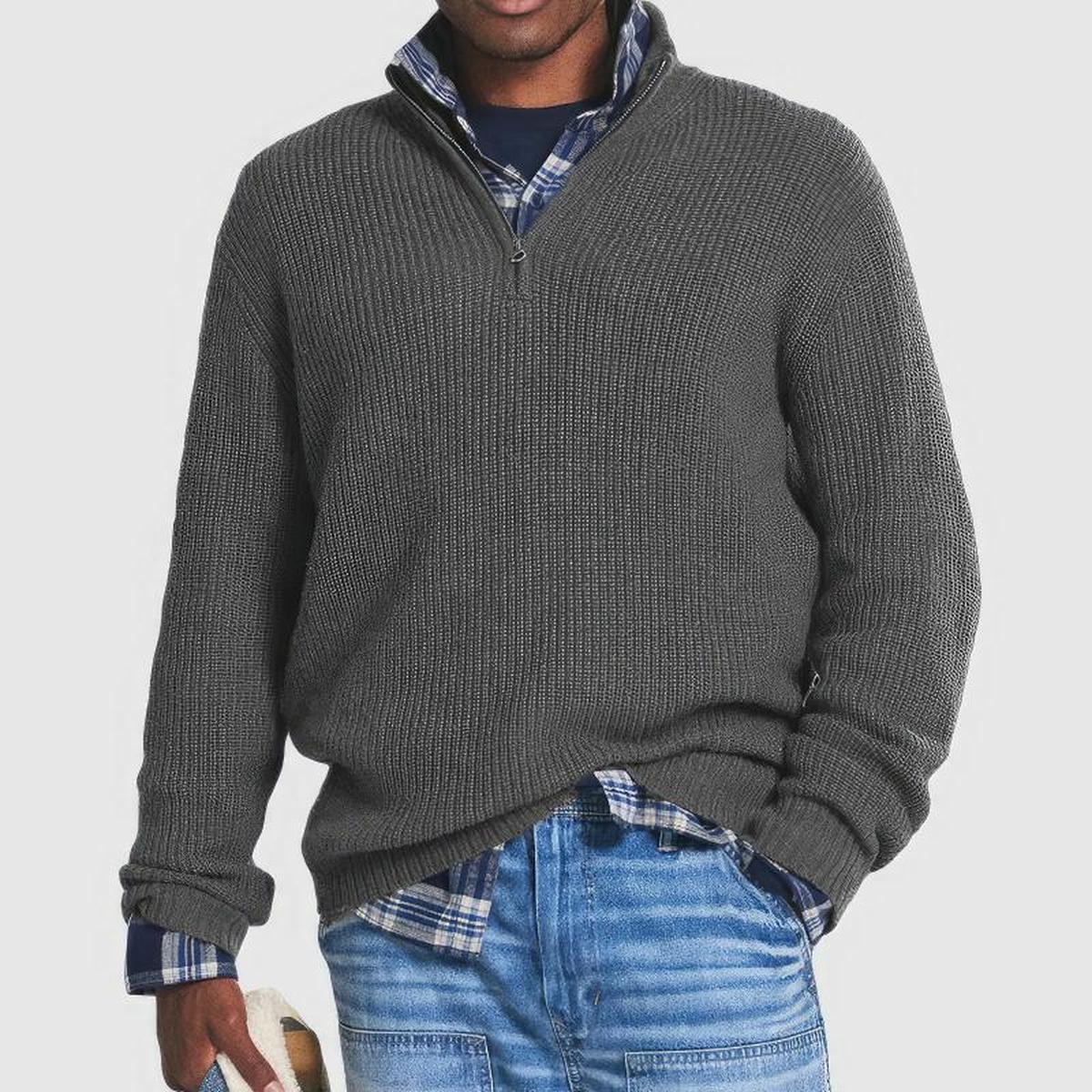 Heren Premium Wollen Trui - Warme Geïsoleerde Casual en Formele Pullover