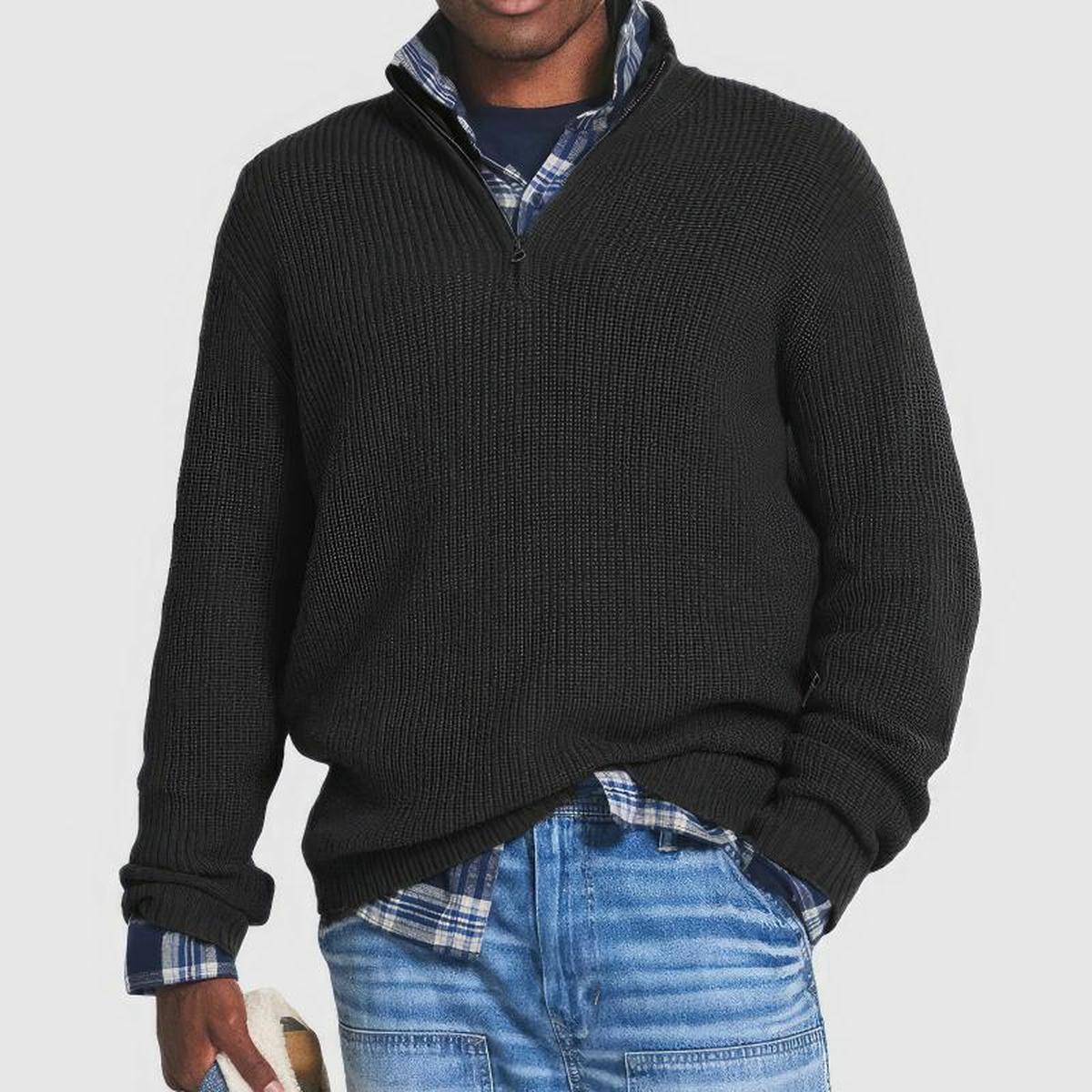 Heren Premium Wollen Trui - Warme Geïsoleerde Casual en Formele Pullover