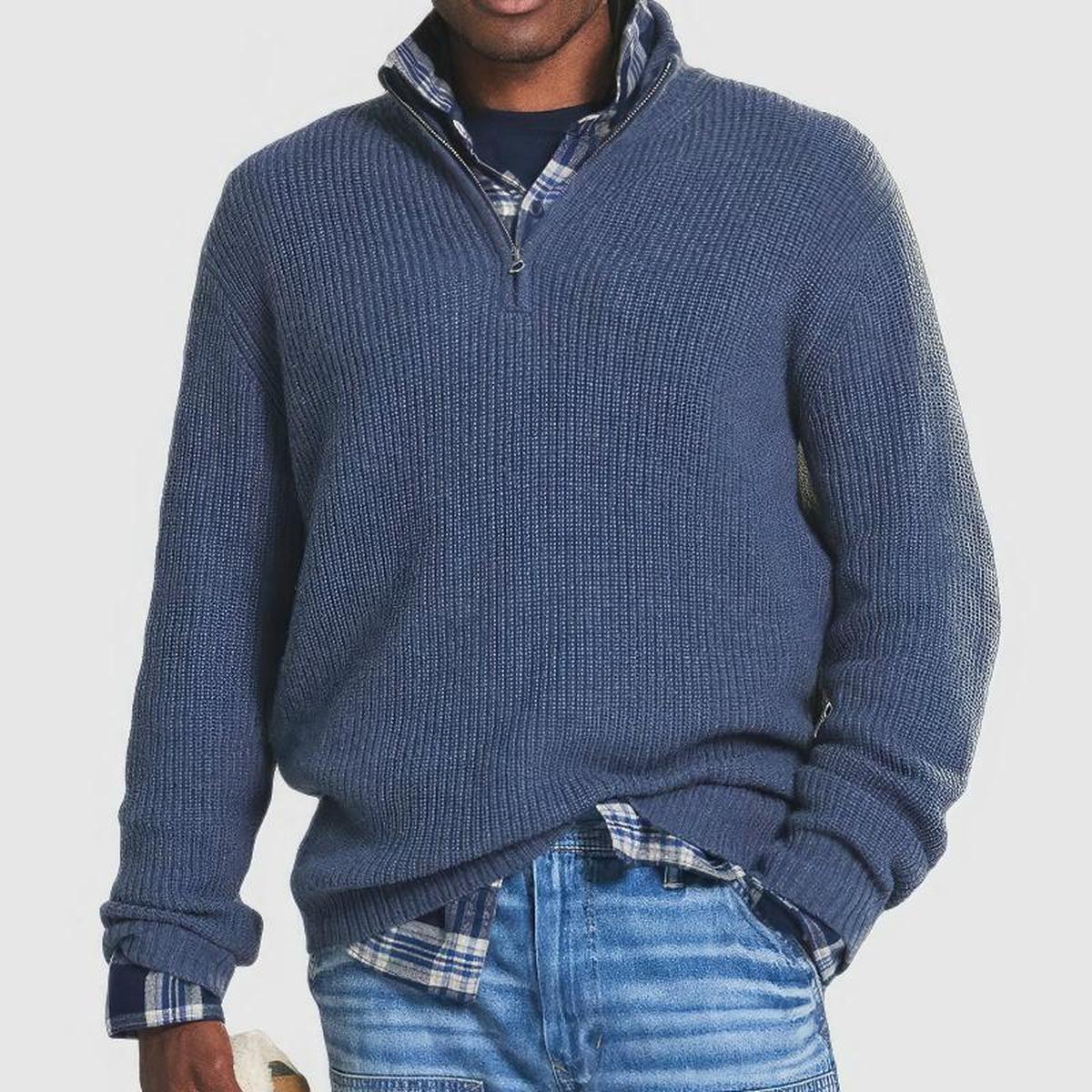 Heren Premium Wollen Trui - Warme Geïsoleerde Casual en Formele Pullover