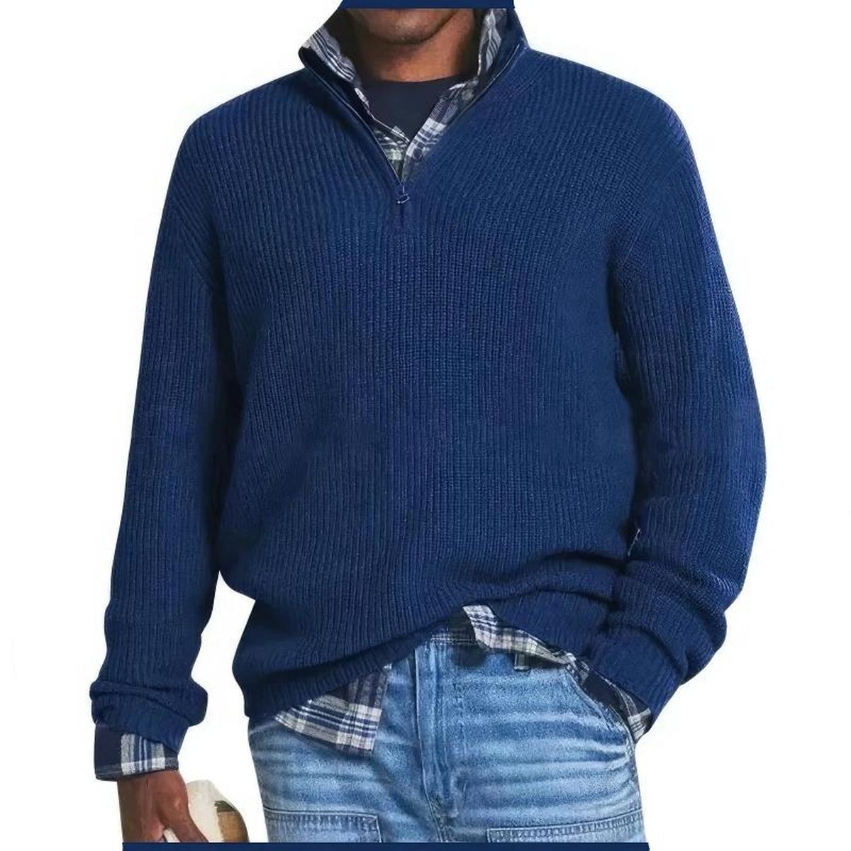 Heren Premium Wollen Trui - Warme Geïsoleerde Casual en Formele Pullover