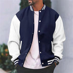 Heren Regular Fit Bomberjack met Contrasterende Mouwen