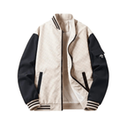 Heren Regular Fit Casual Bomberjack met Patchzak