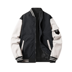 Heren Regular Fit Casual Bomberjack met Patchzak