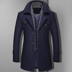 Heren Shawl Kraag Mantel Voor Casual Gebruik