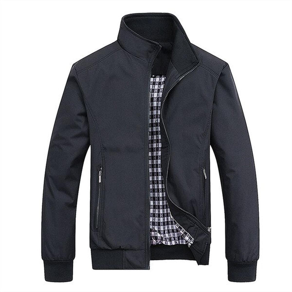 Heren Slim Fit Bomberjack voor Lente en Herfst