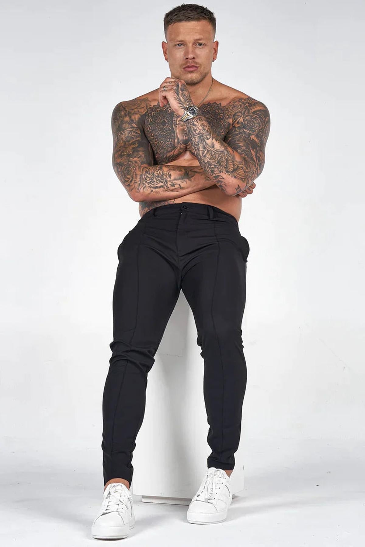 Heren Slim Fit Lange Broeken