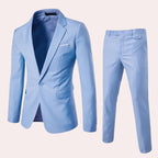 Heren Slim-Fit Pak met Blazer en Broek