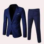 Heren Slim-Fit Pak met Blazer en Broek
