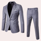 Heren Slim-Fit Pak met Blazer en Broek