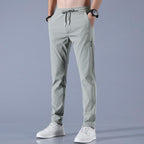 Heren Slim Tapered Joggingbroeken met Zakken