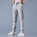 Heren Slim Tapered Joggingbroeken met Zakken