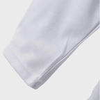 Heren T-shirt met Lange Mouwen, Geruite Kraag en Zak