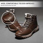 Heren Thermo Winterlaarzen Bontgevoerd Met Brede Leest