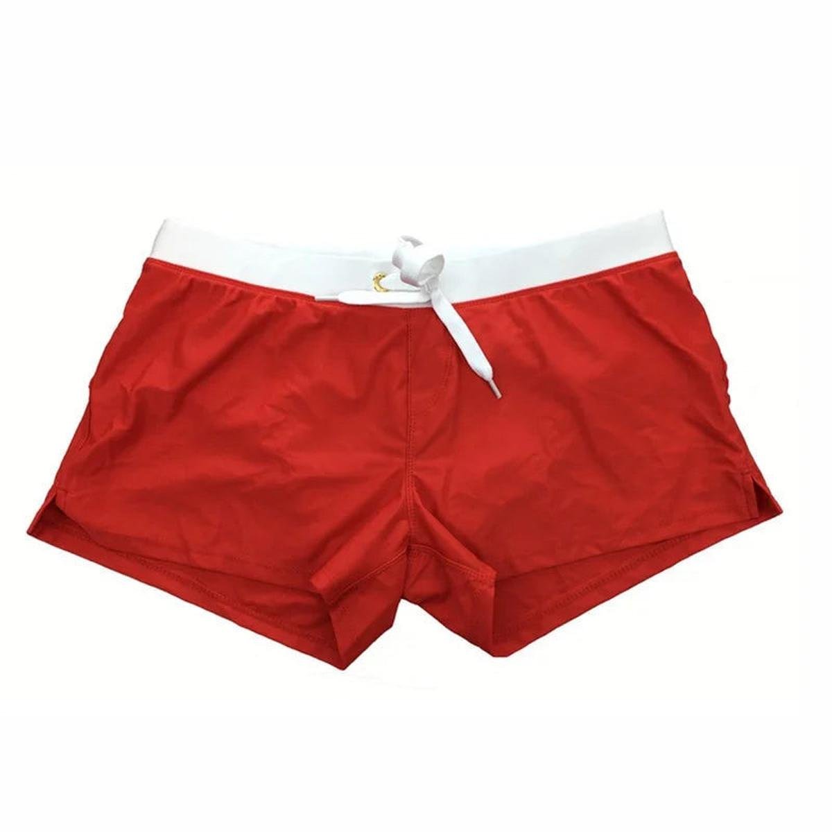 Heren Verstelbare Zwemshorts Met Zijsplitten Voor Comfort En Stijl