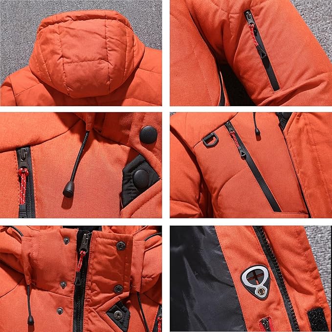 Heren Waterdichte Geïsoleerde Winterjas