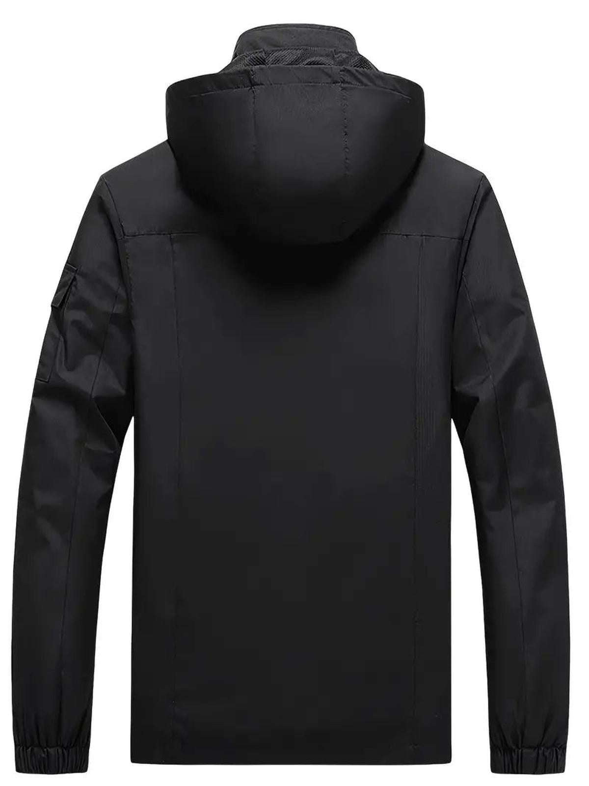 Heren Waterdichte Winddichte Outdoor Jas Met Verstelbare Capuchon