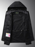 Heren Waterdichte Winddichte Outdoor Jas Met Verstelbare Capuchon