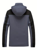 Heren Waterdichte Winddichte Outdoor Jas Met Verstelbare Capuchon