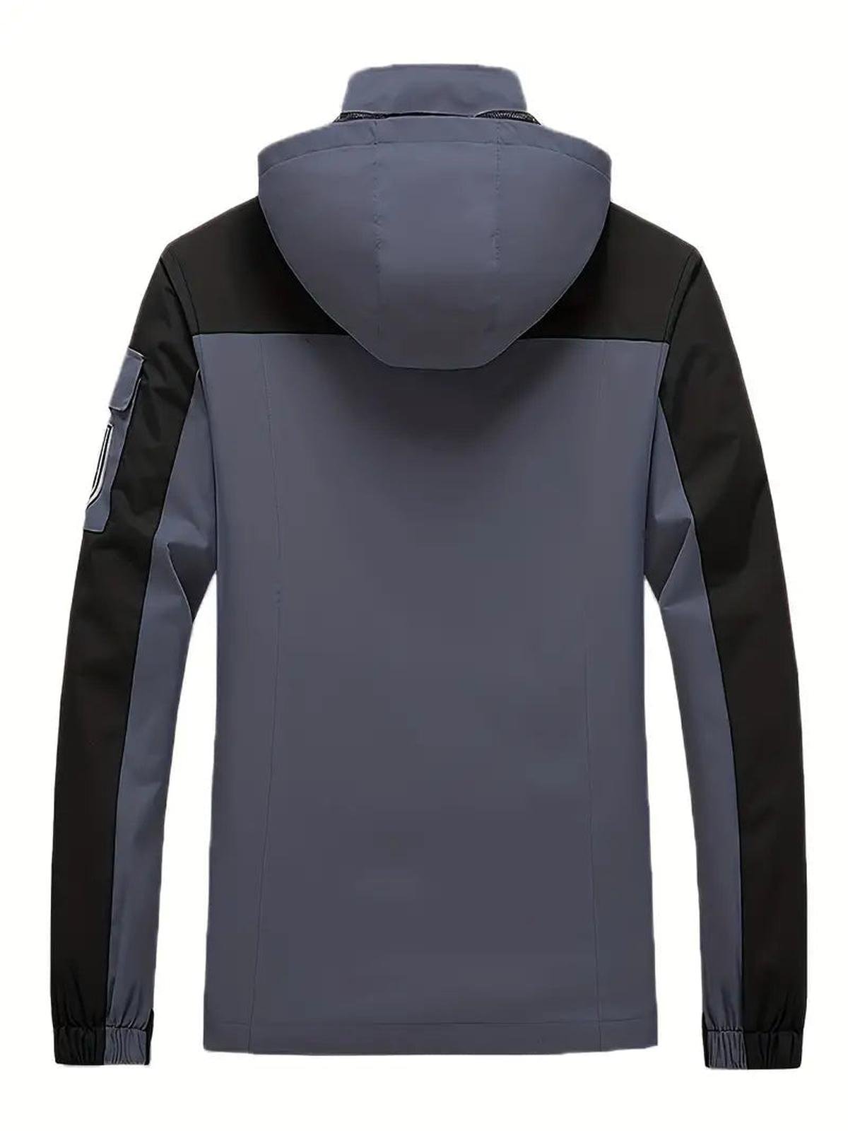 Heren Waterdichte Winddichte Outdoor Jas Met Verstelbare Capuchon