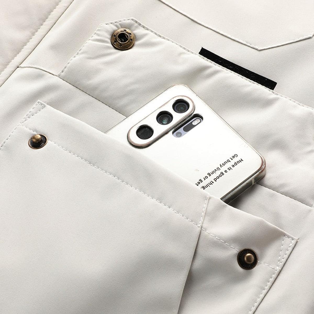 Heren Waterdichte Winddichte Winter Jas Met Afneembare Capuchon