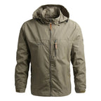 Heren Winddichte Waterafstotende Softshell Jas Met Capuchon