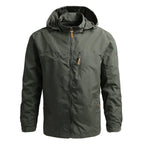 Heren Winddichte Waterafstotende Softshell Jas Met Capuchon