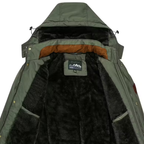 Heren Winter Parka Met Fleece Voering En Nepbont Capuchon