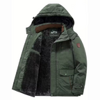 Heren Winter Parka Met Fleece Voering En Nepbont Capuchon
