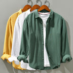 Heren Zacht Ontspannen Shirt