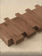 Houten Kapstok Piano Design - Wandmontage met Haken