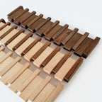 Houten Kapstok Piano Design - Wandmontage met Haken