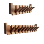 Houten Kapstok Piano Design - Wandmontage met Haken