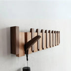 Houten Kapstok Piano Design - Wandmontage met Haken