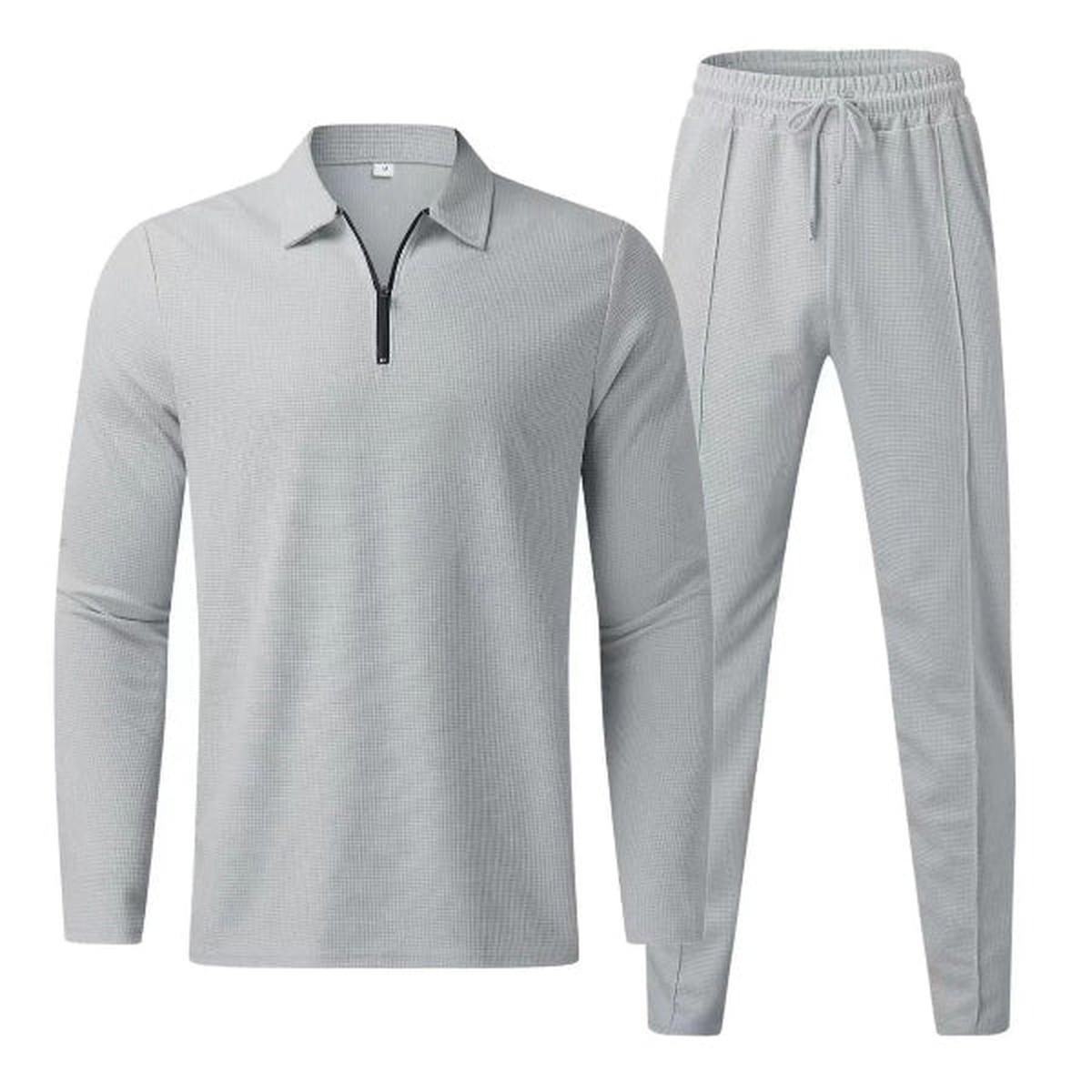 Katoenen Mix Casual Twee-Delige Outfit